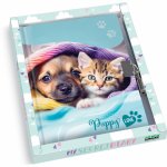 Jurnal Puppy in cutie cadou 80 de pagini 13x18 cm