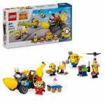 Lego Despicable Me4 minionii si masina banana 75580