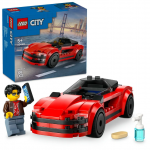 Lego City masina sport rosie, 109 piese, varsta 5 ani+