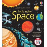 Carte pentru copii Usborne Look inside Space cu clapete