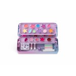 Trusa de machiaj in cutie de metal cu 3 compartimente Martinelia Little Unicorn