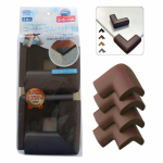 Set 4 protectii colturi pentru mobila Car Boy Safety Maro din spuma 24x50x22x6