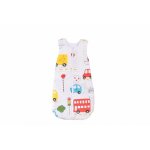 Saculet de dormit gros model masinute colorate 0-6 luni