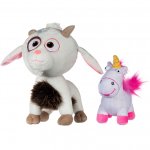 Set 2 jucarii din plus Unigoat 27 cm si Unicorn 16 cm Minions