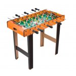 Set Fotbal de masa din lemn, 71 x 33 x 61m, cu 22 jucatori, manere de control, sistem de contorizare goluri, si 4 mingi incluse