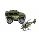 Set de 2 vehicule militare TechnoK masinuta de teren si elicopter