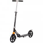 Trotineta pliabila Chipolino Omega Black cu ghidon reglabil, cadru din aluminiu, baza anti-alunecare, cric, greutate admisa 100 kg