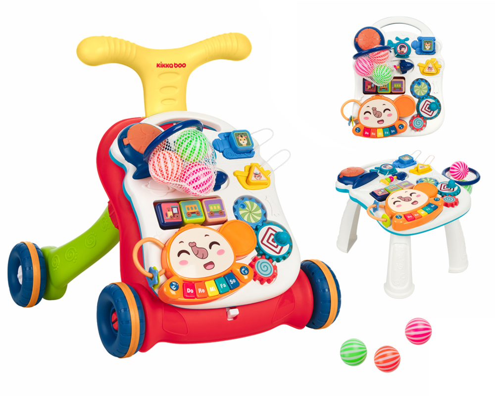 Antepremergator KikkaBoo 3in1 Play  Grow Red - 9