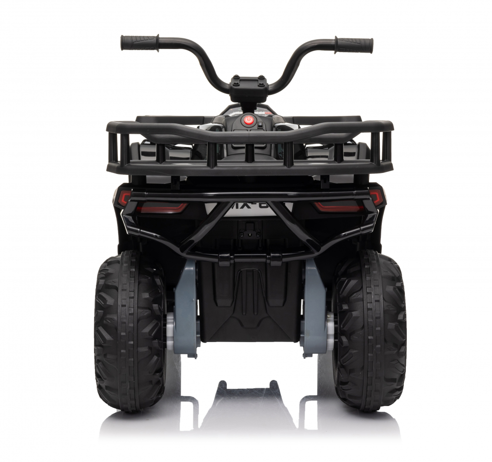 Atv electric pentru copii Nichiduta Desert XRobust Speed Black, cu 2 motoare, Acumulator 12V 4.5Ah, Roti rezistente, Suport picioare, Manere ergonomice, Efecte sonore, Faruri cu lumini LED,Pornire la buton, Pedala acceleratie - 1