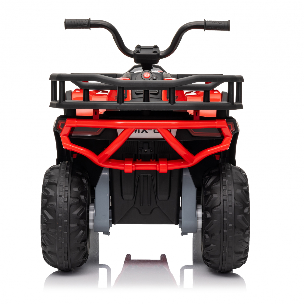 Atv electric pentru copii Nichiduta Desert XRobust Speed Red, cu 2 motoare, Acumulator 12V 4.5Ah, Roti rezistente, Suport picioare, Manere ergonomice, Efecte sonore, Faruri cu lumini LED,Pornire la buton, Pedala acceleratie - 2
