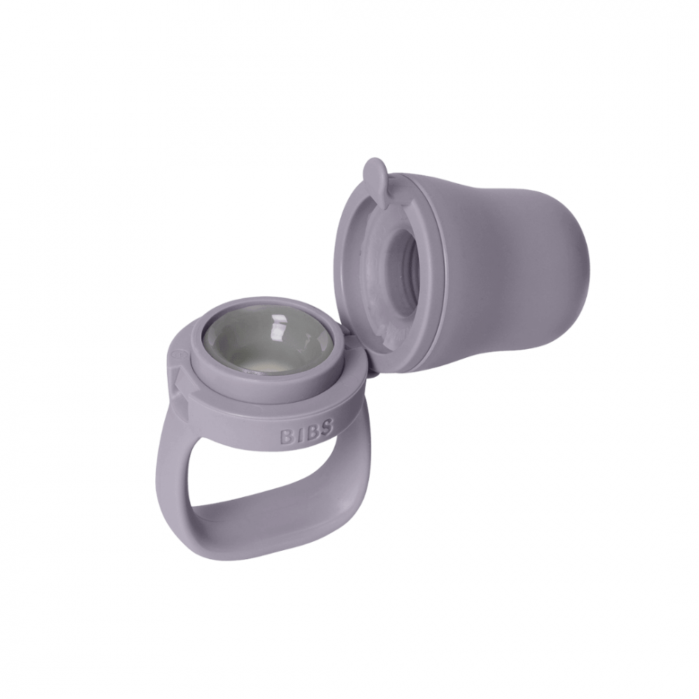 Dispozitiv de hranire Bibs Baby Feeder cu 2 tetine din silicon Fossil Grey - 2 | YEO