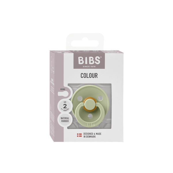 Suzeta Bibs Colour Latex, tetina rotunda, 6+ luni Sage