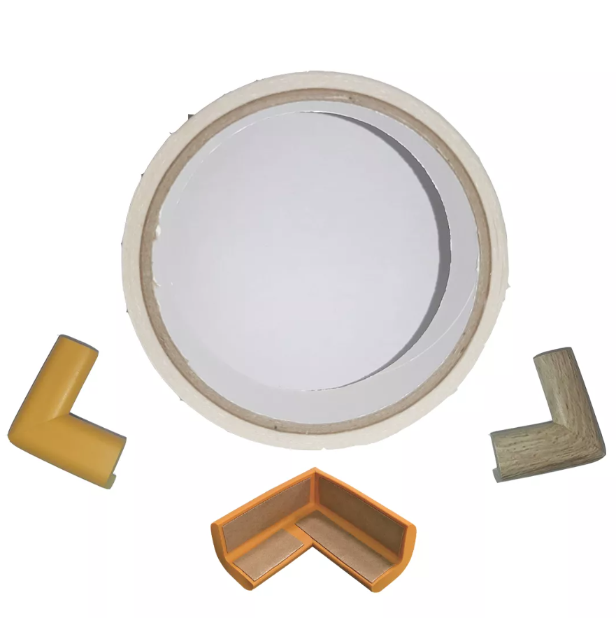 Banda dublu adeziva Car Boy Safety transparenta din adeziv acrilic pentru uz interior 20mm 5m