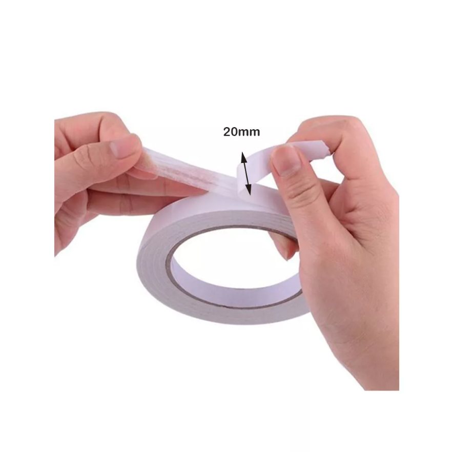 Banda dublu adeziva Car Boy Safety transparenta din adeziv acrilic pentru uz interior 20mm 5m - 1 | YEO