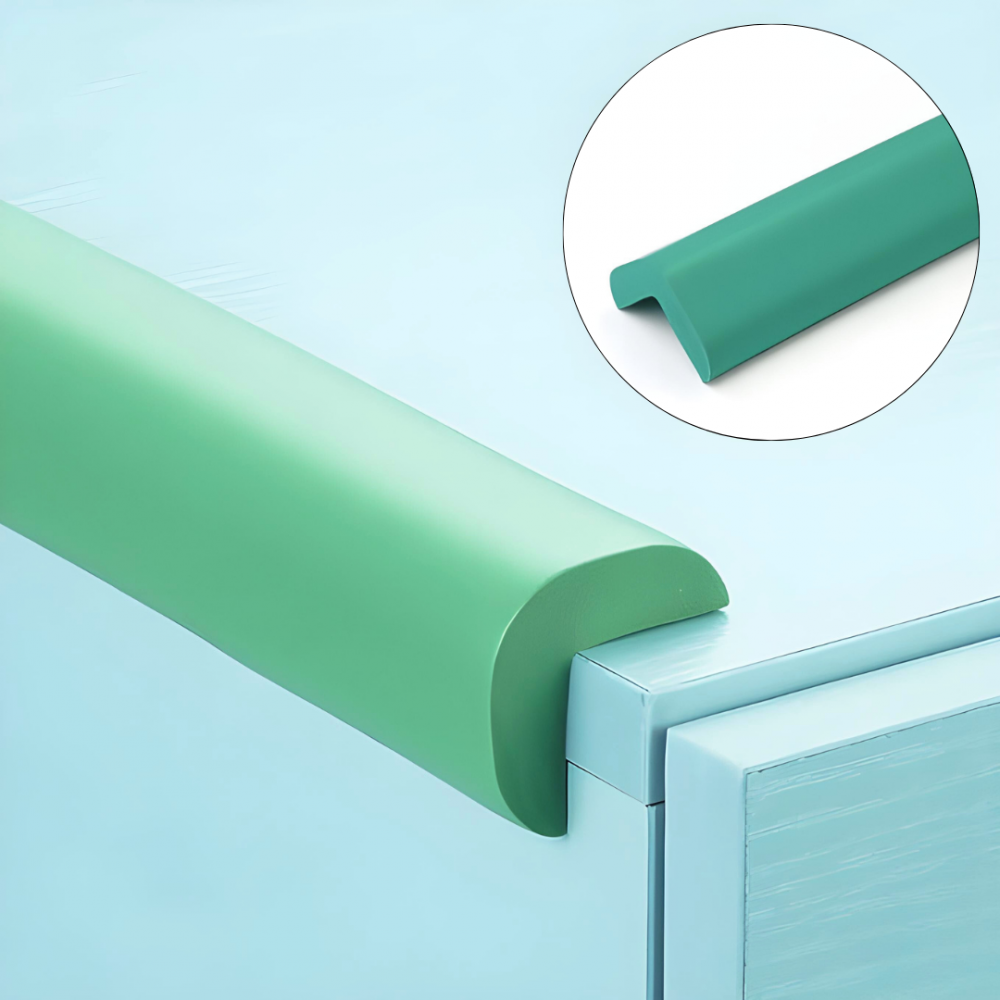 Banda protectie mobilier pentru copii Car Boy Safety Verde 90 cm din spuma 37x900x31x9 cm