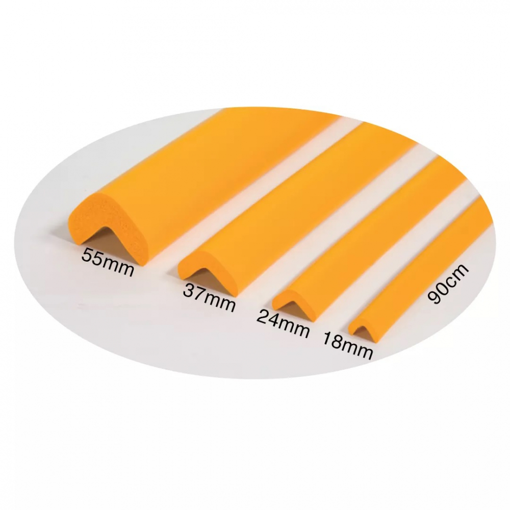Banda protectie mobilier pentru copii Car Boy Safety Galben 90 cm din spuma 55x900x48x18 cm - 1 | YEO