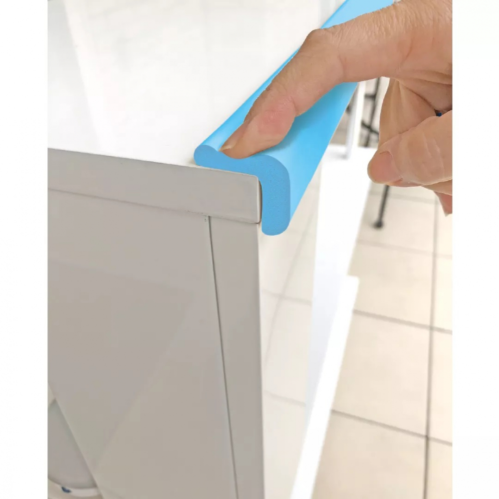 Banda protectie mobilier pentru copii Car Boy Safety Mov pastel 90 cm din spuma 37x900x31x9 cm - 2 | YEO