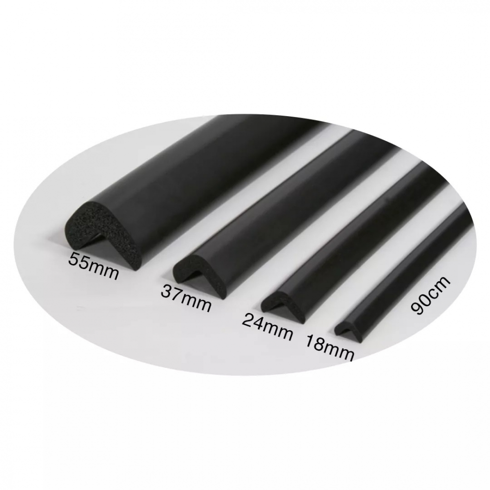 Banda protectie mobilier pentru copii Car Boy Safety Negru 90 cm din spuma 55x900x48x18 cm