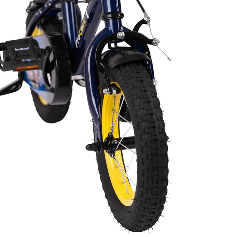 Bicicleta pentru copii Procart Paw Patrol 14 inch, roti ajutatoare, far si stop, cadru otel, inaltime reglabila, v-brake, scut frontal - 5