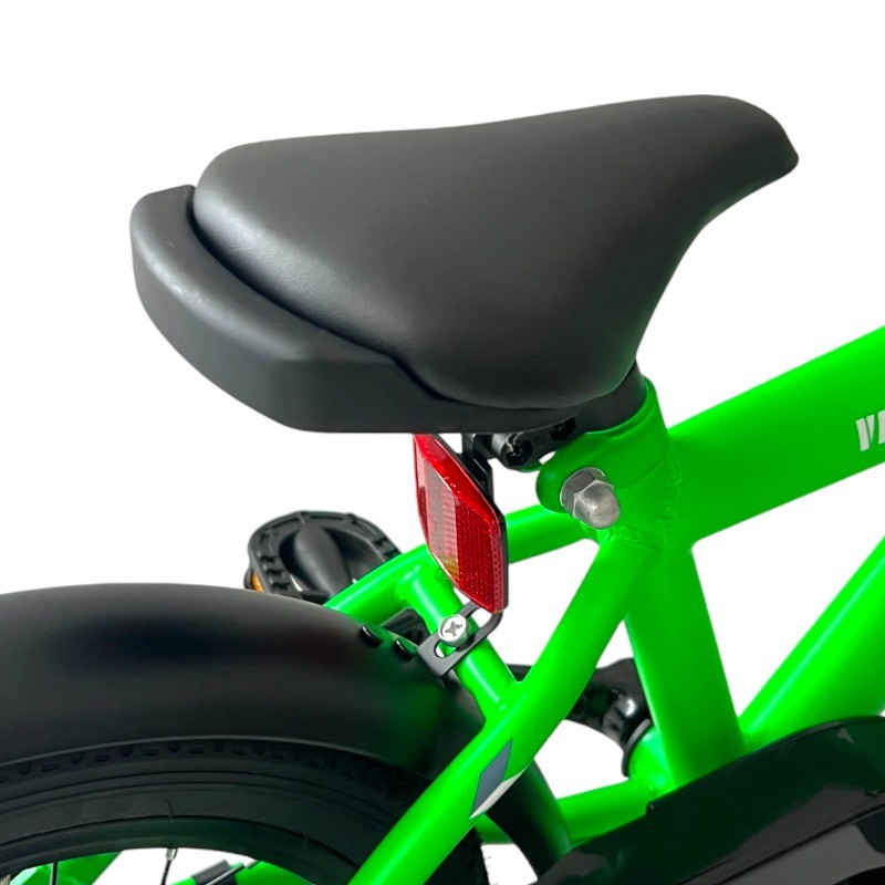 Bicicleta pentru copii Procart Verde 14 inch, roti ajutatoare detasabile, cadru otel 21.5 cm, manere cauciucate, ghidonsa reglabile - 1 | YEO