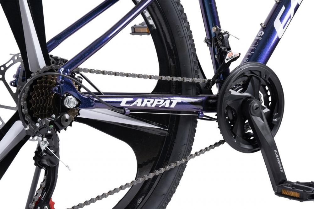 Bicicleta Carpat MTB C26313M AlbastruCameleonAlb, roti 26 inch, inaltime utilizator 150-165 cm, greutate suportata 120 kg - 3