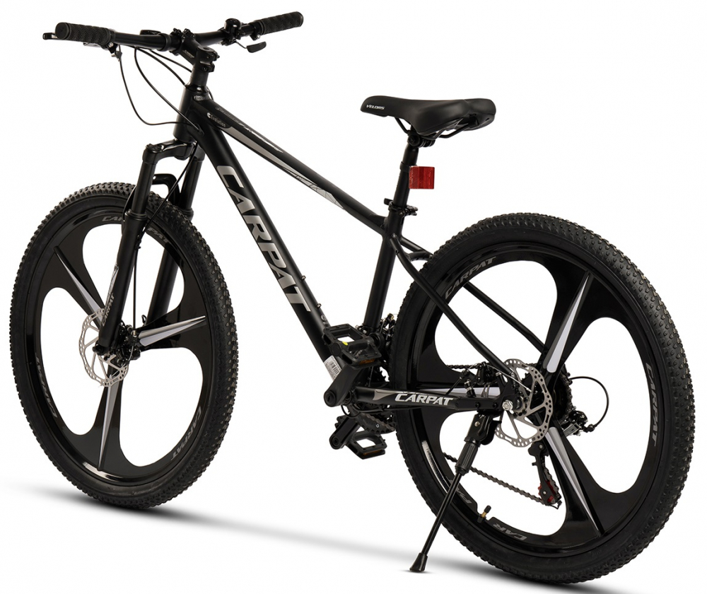 Bicicleta Carpat MTB C26313M NegruGri, roti 26 inch, inaltime utilizator 150-165 cm, greutate suportata 120 kg