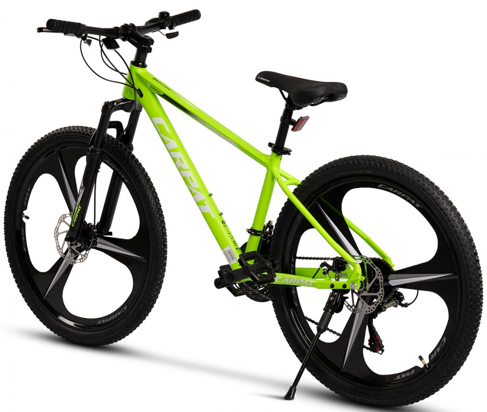 Bicicleta Carpat MTB C26313M VerdeAlb, roti 26 inch, inaltime utilizator 150-165 cm, greutate suportata 120 kg - 1 | YEO