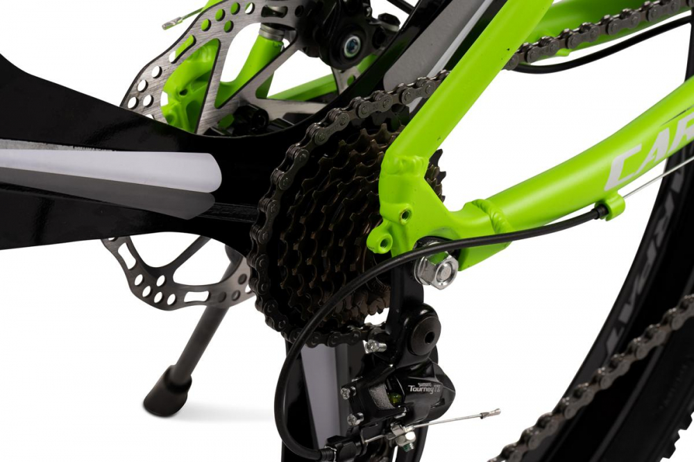 Bicicleta Carpat MTB C26313M VerdeAlb, roti 26 inch, inaltime utilizator 150-165 cm, greutate suportata 120 kg - 3