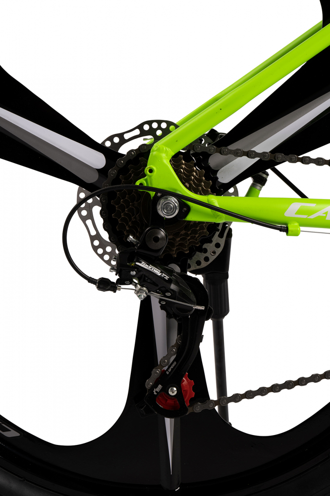 Bicicleta Carpat MTB C26313M VerdeAlb, roti 26 inch, inaltime utilizator 150-165 cm, greutate suportata 120 kg - 4