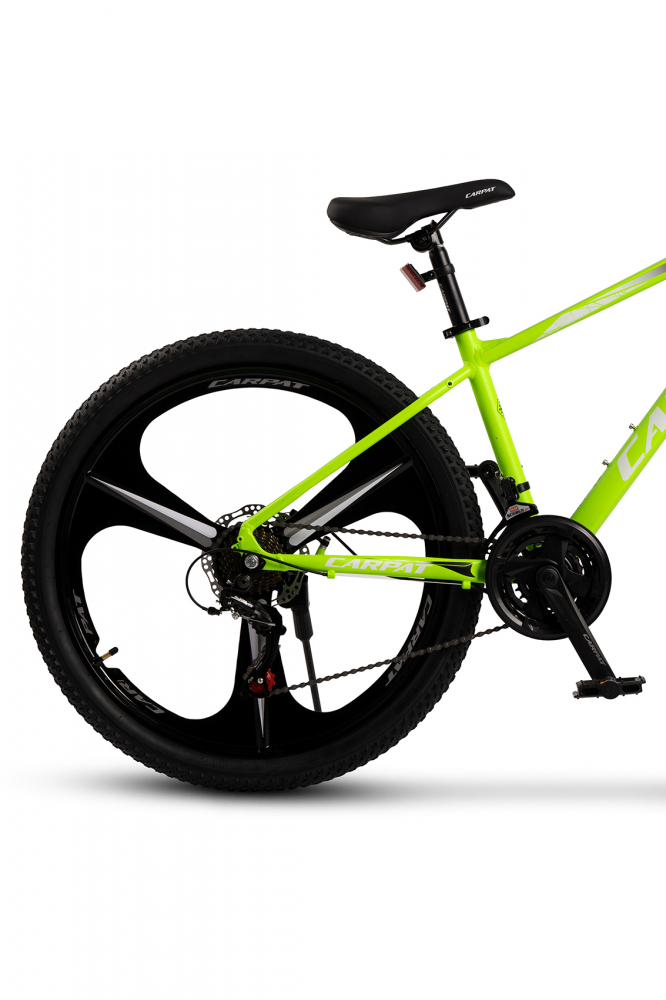 Bicicleta Carpat MTB C26313M VerdeAlb, roti 26 inch, inaltime utilizator 150-165 cm, greutate suportata 120 kg - 6
