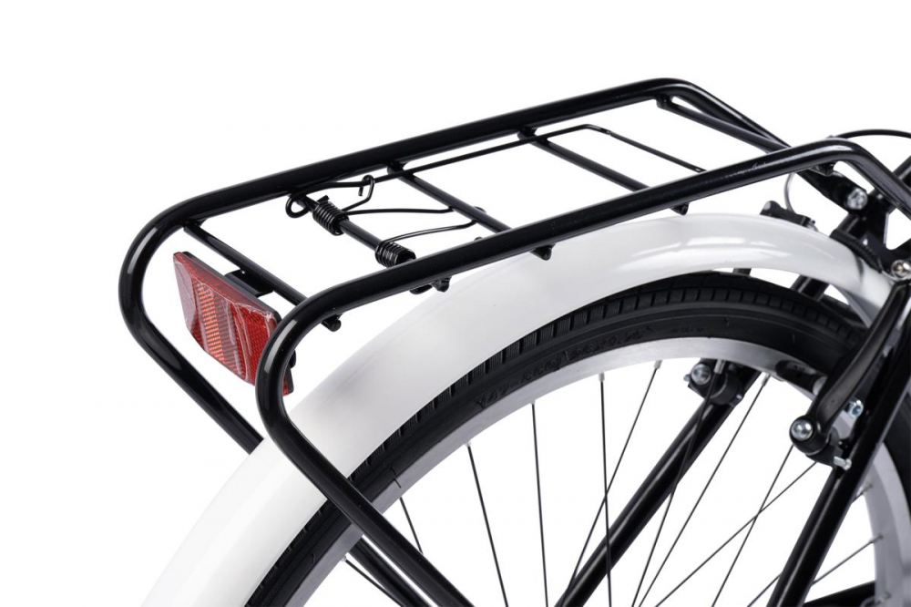 Bicicleta City Classic, Echipare Linie Carpat, 21 Viteze, roti 26 Inch, fV-Brake, Rich R2632A, Negru - 4