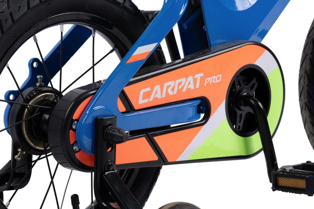 Bicicleta Copii 4-6 ani Carpat PRO C16122B AlbastruPortocaliu, roti 16 inch, inaltime utilizator 100- 115 cm , greutate suportata 50 kg - 3