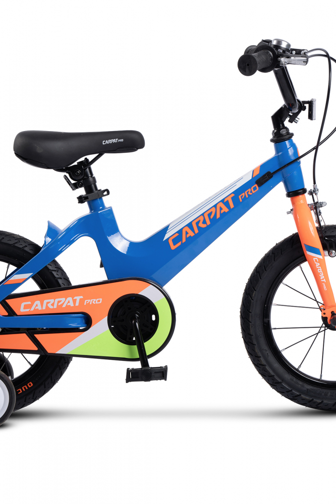 Bicicleta Copii 4-6 ani Carpat PRO C16122B AlbastruPortocaliu, roti 16 inch, inaltime utilizator 100- 115 cm , greutate suportata 50 kg - 4