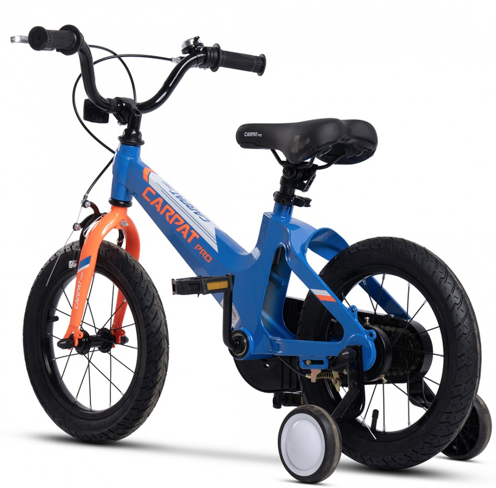 Bicicleta Copii 4-6 ani Carpat PRO C16122B AlbastruPortocaliu, roti 16 inch, inaltime utilizator 100- 115 cm , greutate suportata 50 kg - 6