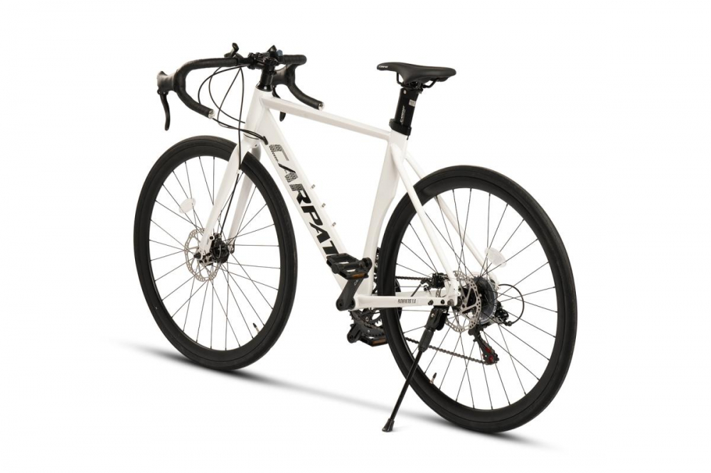Bicicleta CursieraCyclocross Carpat Pathfinder 3.0 C28315G AlbNegru, roti 28 inch, aluminiu 14 viteze, echipare Shimano, frane disc, cabluri integrate, inaltime utilizator 150-165 cm - 2