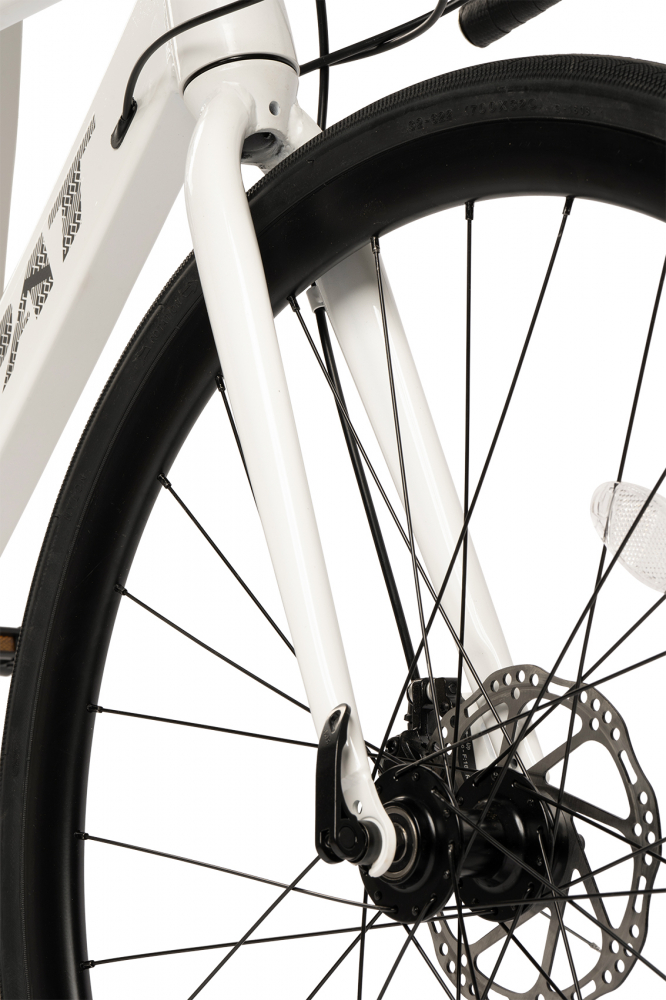 Bicicleta CursieraCyclocross Carpat Pathfinder 3.0 C28315G AlbNegru, roti 28 inch, aluminiu 14 viteze, echipare Shimano, frane disc, cabluri integrate, inaltime utilizator 150-165 cm - 4