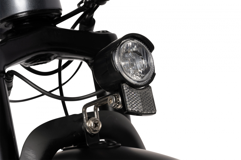 Bicicleta Electrica E-Bike MTB Carpat Almighty C26518E, GriNegru, roti 26 inch, inaltime utilizator 150-165 cm, greutate suportata 120 kg, viteza maxima25 kmh, autonomie acumulator 60 km - 2