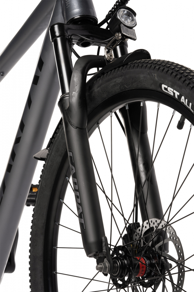 Bicicleta Electrica E-Bike MTB Carpat Almighty C26518E, GriNegru, roti 26 inch, inaltime utilizator 150-165 cm, greutate suportata 120 kg, viteza maxima25 kmh, autonomie acumulator 60 km - 3