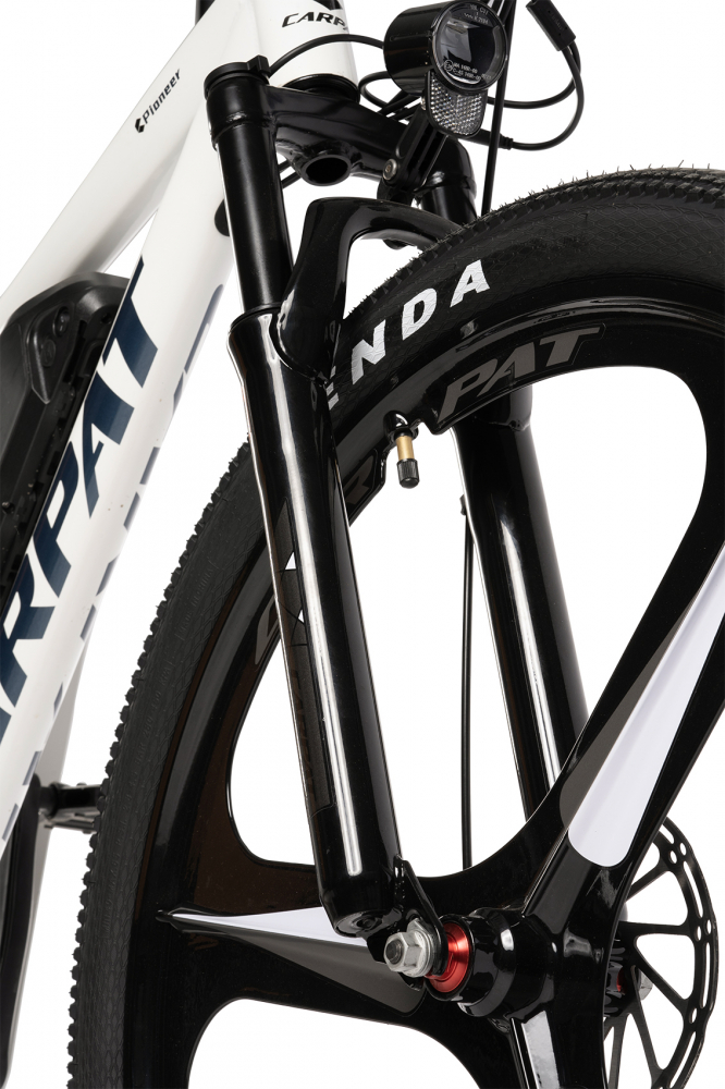 Bicicleta Electrica MTB E-Bike Carpat Pioneer C27517E AlbAlbastru, Shimano Tourney TZ, roti magneziu 3 spite 27.5 Inch, Motor 250W, Autonomie Max 60 Km, 21 viteze, Frane Mecanice pe Disc - 1 | YEO