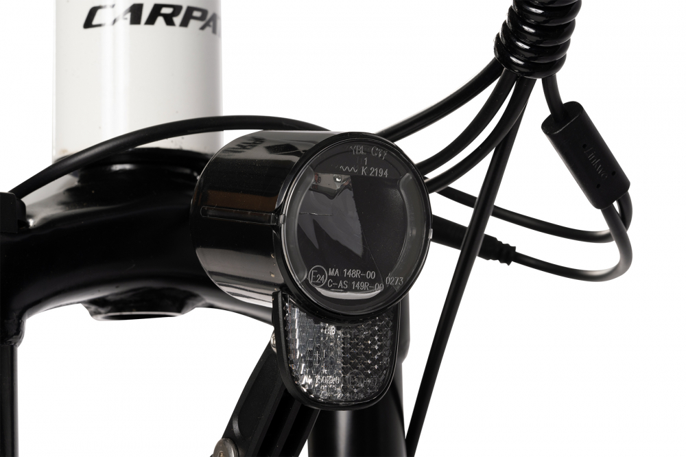 Bicicleta Electrica MTB E-Bike Carpat Pioneer C27517E AlbAlbastru, Shimano Tourney TZ, roti magneziu 3 spite 27.5 Inch, Motor 250W, Autonomie Max 60 Km, 21 viteze, Frane Mecanice pe Disc - 4