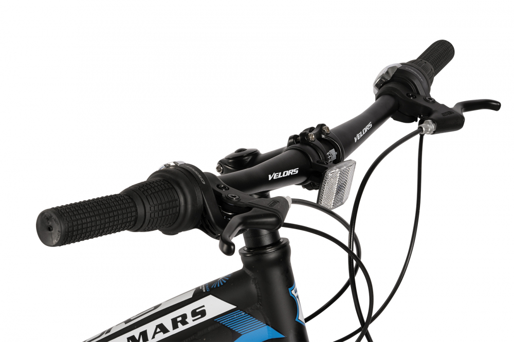 Bicicleta Fat-Bike Velors Mars V2605G NegruAlbAlbastru, roti 26 inch, inaltime utilizator 150-195 cm, greutate suportata 120 kg - 1 | YEO