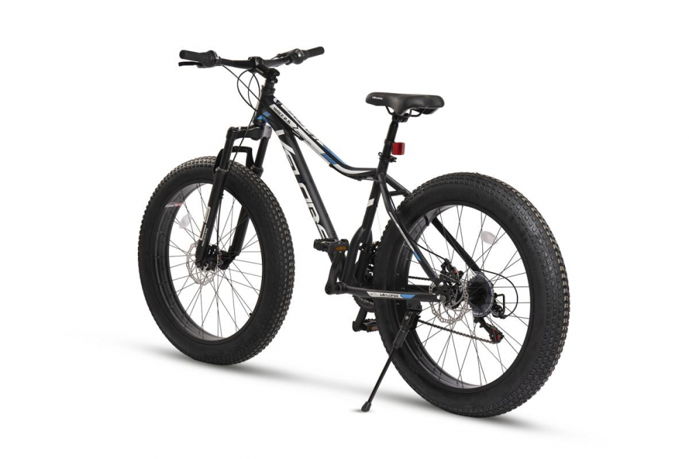 Bicicleta Fat-Bike Velors Wolf V2605D NegruAlbAlbastru, roti 26 inch, inaltime utilizator 150-195 cm, greutate suportata 120 kg - 5
