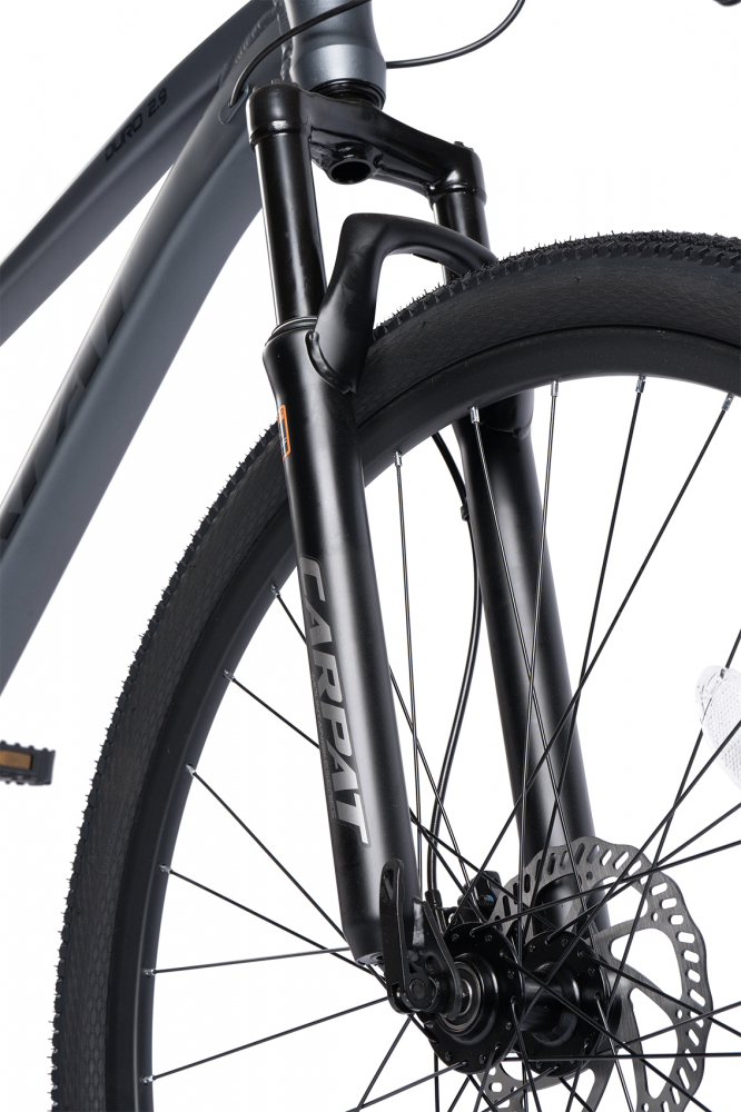 Bicicleta MTB Carpat DURO 2.9 C29334H GriNegru, roti 29 inch, echipare Shimano AlivioAltus, frane Hidraulice Radius, cabluri integrate, 9 Viteze, greutate suportata 120 kg - 2
