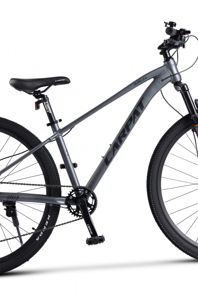 Bicicleta MTB Carpat DURO 2.9 C29334H GriNegru, roti 29 inch, echipare Shimano AlivioAltus, frane Hidraulice Radius, cabluri integrate, 9 Viteze, greutate suportata 120 kg - 3