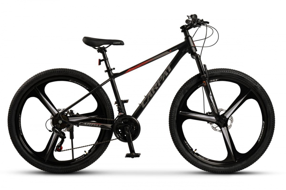 Bicicleta MTB Carpat Evolution C27313M NegruGriRosu, roti 27.5 inch, inaltime utilizator 165-175 cm, greutate suportata 120 kg - 5