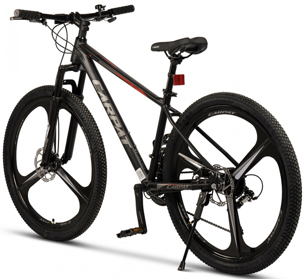 Bicicleta MTB Carpat Evolution C27313M NegruGriRosu, roti 27.5 inch, inaltime utilizator 165-175 cm, greutate suportata 120 kg - 6