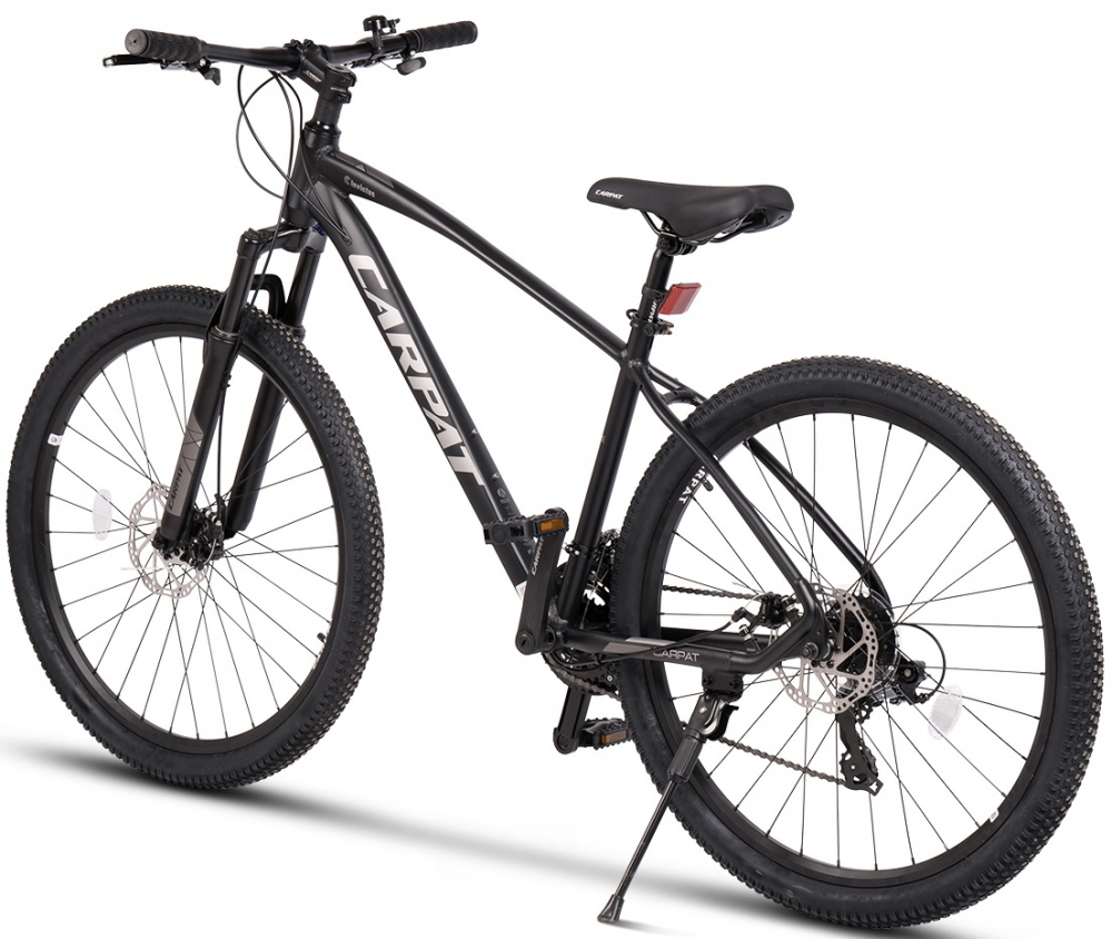 Bicicleta MTB Carpat Invictus C2757C NegruGri, roti 27.5 inch, 21 viteze, inaltime utilizator 160-175 cm, greutate suportata 120 kg - 2 | YEO