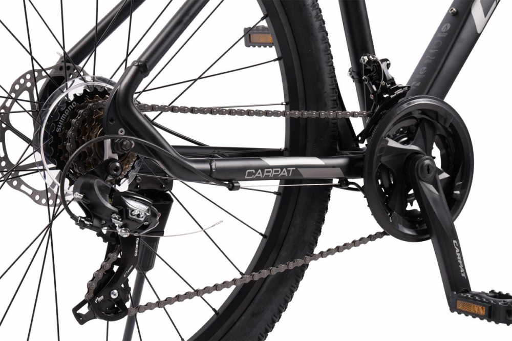 Bicicleta MTB Carpat Invictus C2757C NegruGri, roti 27.5 inch, 21 viteze, inaltime utilizator 160-175 cm, greutate suportata 120 kg - 7