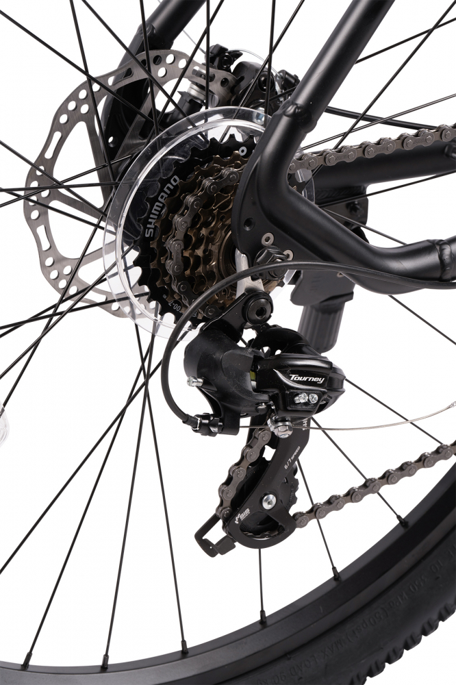 Bicicleta MTB Carpat Invictus C2757C NegruGri, roti 27.5 inch, 21 viteze, inaltime utilizator 160-175 cm, greutate suportata 120 kg - 8