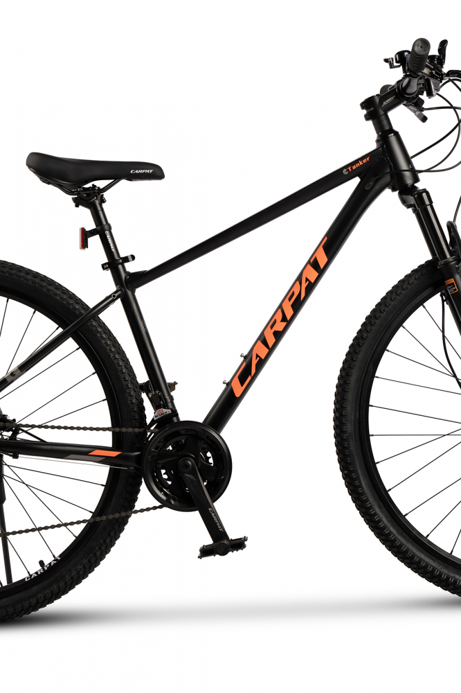 Bicicleta MTB Carpat Tanker C29312H NegruPortocaliu, roti 29 inch, 21 viteze, frane hidraulice-disc, inaltime utilizator 175-190 cm - 4